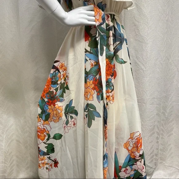 Une Ame Dress Floral Pattern Long - Picture 5 of 14